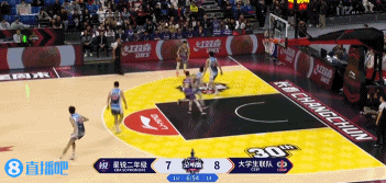 DB官网在线登录入口探囊取物！陈国豪空切接球顺下 面对空篮起飞单臂挂扣