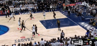 DB视讯百家乐😎还上了！爱德华兹接球三分回击&个人本场第一记远投