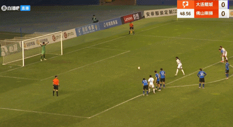 DG视讯官网平台半场-大连鲲城0-0佛山南狮 萨比尔送大礼樊津铭扑点救主